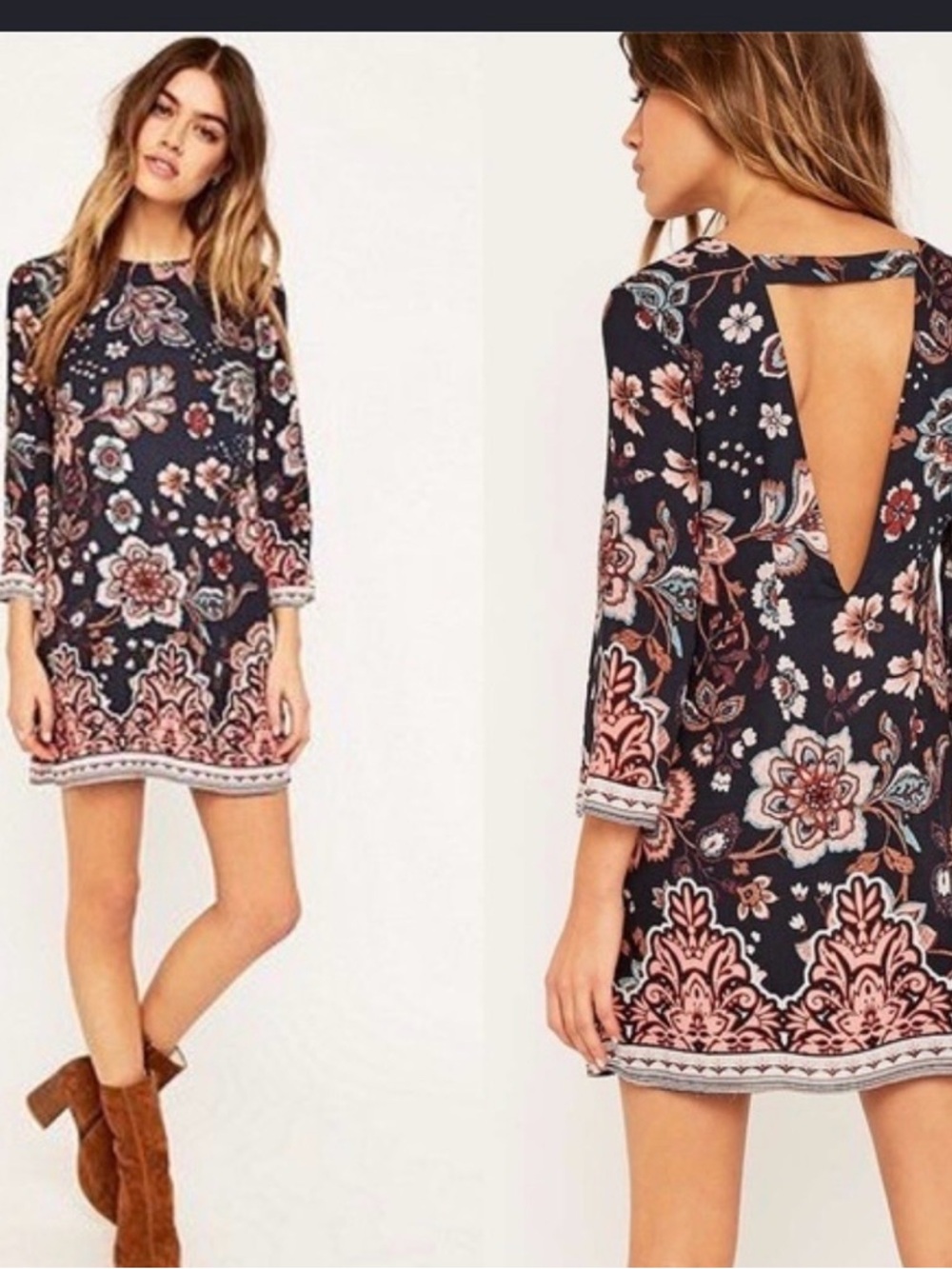 Ecote Urban Outfitters Geneva
Floral Navy shift dress XS
